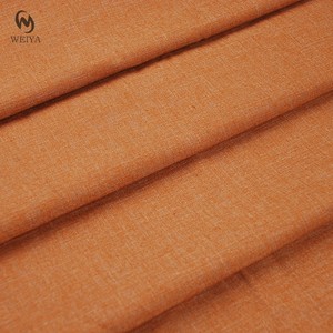 Prendas transpirables Material caliente Fábrica tejida Estilo de trapo de yute Moda vintage 55 Lino 45 Tela de poliéster - Product Image 6