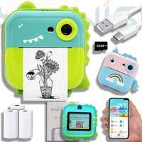 Appareil photo instantané pour enfants Yuniq Licorne Dinosaure Écran IPS 2 pouces Photo vidéo HD Batterie 1600mAh Jouet portable Cadeau Q5