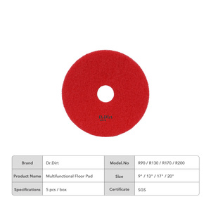 แผ่นขัดพื้นสีแดงขนาด 20 นิ้วใหม่ สำหรับขัดถู ขัดเงา ทำความสะอาด <span class=keywords><strong>พ</strong></span>ื้น ใช้กับเครื่องขัด<span class=keywords><strong>พ</strong></span>ื้นเชิงพาณิชย์ อุปกรณ์ทำความสะอาดเชิง<span class=keywords><strong>พ</strong></span>าณิชย์ - Product Image 6