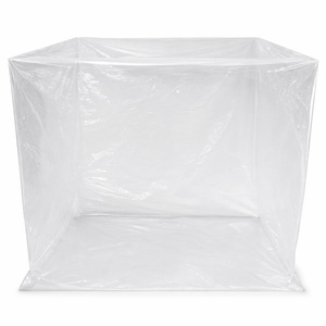 Sac carré tridimensionnel en plastique PE pour la protection des pièces automobiles, emballage pour transport maritime - Product Image 1