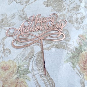 Adornos Acrílicos <span class=keywords><strong>para</strong></span> Pastel <span class=keywords><strong>de</strong></span> Feliz Aniversario, <span class=keywords><strong>Decoración</strong></span> <span class=keywords><strong>para</strong></span> Pastel <span class=keywords><strong>de</strong></span> Jubilación, <span class=keywords><strong>para</strong></span> Fiestas <span class=keywords><strong>de</strong></span> San Valentín, Bodas, Aniversarios, <span class=keywords><strong>para</strong></span> Hombres y Mujeres - Product Image 2