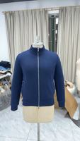 Veste en tricot légère pour homme avec fermeture éclair et doublure en fourrure complète en option, cardigan en mélange de laine pour le printemps et l'automne, vente en gros