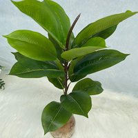 Approvisionnement Direct Usine Arbre Artificiel 15 Branches Caoutchouc / Libellule / Ficus Lyrata