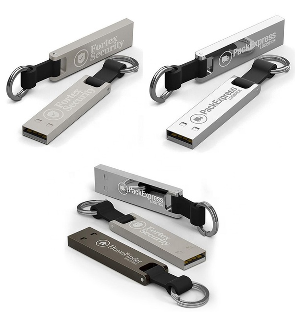 Custom Metal Usb Flash Drive 4gb 8gb 16gb Flash Stick 32gb 64gb Pendrive Usb Flash Thumb Drive with Keychain