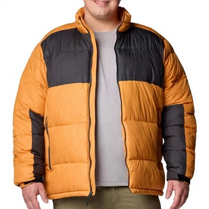 Veste matelassée en toile pour homme, col montant, couleur personnalisée, brillante, de qualité supérieure, pour l'hiver - Product Image 1