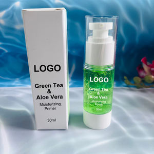 Créez votre propre marque : Crème hydratante visage au thé vert et à l'aloe vera 30 ml, base de maquillage, sans huile minérale, base liquide pour le visage - Product Image 3