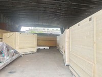 Kiosque en bois à montage rapide, stand de vente au détail, kiosque à café avec fenêtre de service rabattable pour Noël