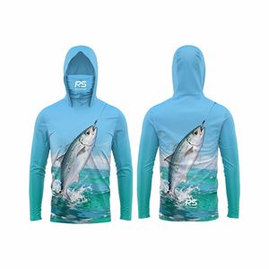 Camiseta de Pesca con Sublimación Total, Diseño Personalizado, Sin Decoloración, Poliéster de Secado Rápido, UPF 50, Calidad de Torneo - Product Image 5