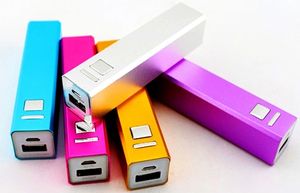 Bancos de energía de metal con logotipo personalizado Electrónica Banco de consumo de energía Delgado móvil 2600mAh Banco de energía para cargadores de teléfono MP3 - Product Image 6