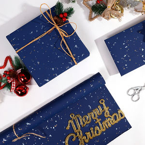 Wholesale 80g Stars Floating with <b>Gold</b> and Silver Kraft <b>Paper</b> Tissue 43*300cm Gift Luxury Custom Packaging <b>Wrapping</b> <b>Paper</b> Roll - Product Image 6