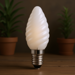 Lampadina a Bulbo Riccio Opaca 230V E14 40W a Incandescenza - Product Image 3