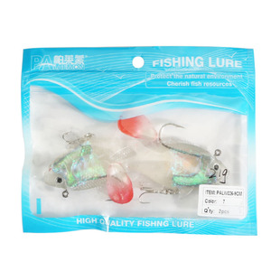 Medio ambiente de 3D ojos Señuelos de Pesca vivos pescado natural forma de Señuelos de Pesca de plástico suave de Asturias - Product Image 5