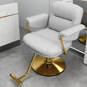 Silla de Peluquería Profesional de Alta Calidad, Asiento de Cuero Ergonómico, Elevación Hidráulica Estable, Silla Giratoria de 360 Grados para <span class=keywords><strong>Barber</strong></span>ía - Product Image 5