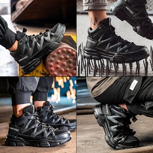 AIMVVSEC OEM <span class=keywords><strong>Scarpe</strong></span> <span class=keywords><strong>Antinfortunistiche</strong></span> Unisex in Pelle Traspirante Super Leggere da 350 Grammi, Punta Composita, Morbide per l'Estate - Product Image 3