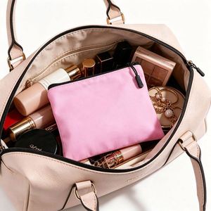 Custom Logo Wholesale Blank Canvas Pencil Case Makeup Bag Zipper Closure Storage Pouch for Cosmetics - Product Image 1