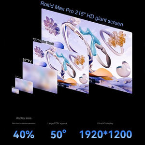 Lunettes intelligentes AR professionnelles Rokid Max <span class=keywords><strong>Pro</strong></span> Enterprise avec prise en charge 3D, reconnaissance gestuelle 6DoF et <span class=keywords><strong>studio</strong></span> - Product Image 5