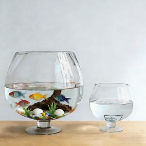 Jarrón <span class=keywords><strong>de</strong></span> Vidrio Transparente <span class=keywords><strong>de</strong></span> Base Ancha y Copas <span class=keywords><strong>Gigantes</strong></span> para Vino/Cerveza con Diseño <span class=keywords><strong>de</strong></span> Tallo, Jarrón Tipo Cáliz <span class=keywords><strong>de</strong></span> Gran Capacidad para Fiestas y Eventos - Product Image 2