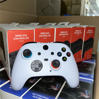 Control Inalámbrico BT para Juegos con Seis Ejes, Vibración Dual, Botón Turbo, Diseño Ergonómico para PC, Android e iOS