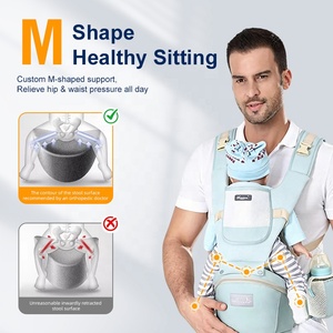 Porte-bébé de luxe en coton, porte-bébé <span class=keywords><strong>kangourou</strong></span>, tabouret marcheur - Product Image 2
