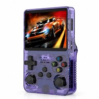 Console de jeu portable rétro R36S 64 Go, Linux RK3326, écran IPS 3,5 pouces, appareil de jeu portable open source