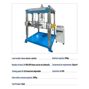 Testeur de résistance à la charge du dossier de chaise, <span class=keywords><strong>machine</strong></span> d'essai de fatigue du siège et du dossier de chaise, testeur de fatigue complet pour chaise de bureau - Product Image 4