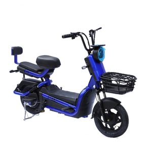 High Quality Electric <b>Bicycle</b> Steel <b>Frame</b> Two Seat Electric Scooter Made in China 14 Inch 500W Electric City Bike - Product Image 6
