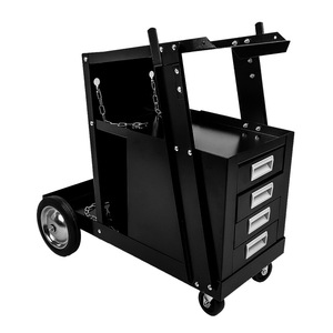 Welding Trolley Cart 4 <b>Drawer</b> Metal <b>Storage</b> Tool Cart With Wheels <b>For</b> Workshop Use - Product Image 2