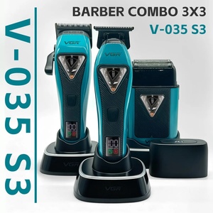 VGR V-035 S3 Tagliacapelli <span class=keywords><strong>Professionale</strong></span>, Regolabarba in Metallo con Base di Ricarica per Uomo - Product Image 4