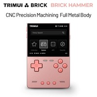 Console de jeu portable Trimui Brick Hammer avec écran de 3,2 pouces, système Linux, machines de précision CNC, corps entièrement métallique, lecteur de jeux