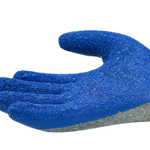 Guantes de trabajo de seguridad antideslizantes transpirables protectores de fábrica Guantes recubiertos de látex Guantes de jardinería - Product Image 4