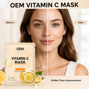 Mascarilla <span class=keywords><strong>Facial</strong></span> Blanqueadora con Vitamina C al por Mayor, <span class=keywords><strong>Precio</strong></span> de Proveedor, Antioxidante, Iluminadora, Reduce <span class=keywords><strong>Manchas</strong></span> Oscuras, Hidratante - Product Image 1
