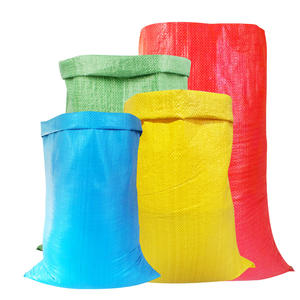 Sacs tissés en PP colorés à prix abordable, résistants à l'humidité, <span class=keywords><strong>de</strong></span> qualité industrielle, haute résistance à la traction, utilisés pour le sable et les travaux <span class=keywords><strong>de</strong></span> construction anti-inondation - Product Image 1