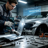 Taladro Inalámbrico Sin Escobillas ReliPro RP21Z21 de 21V, 65N.m, con Batería de 2.0Ah/4.0Ah para Reparación de Automóviles, Madera y Metal
