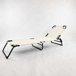 Cama Plegable de Acero para Exteriores, Tamaño Individual, Tela Oxford 600D, Resistente a los Rayos UV, Ideal para Acampar y Descansar en la Playa - Product Image 3
