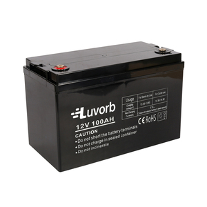 Batterie Super Gel 12V100Ah 1200Wh à décharge profonde scellée pour éclairage d'urgence, système solaire, UPS et systèmes de stockage d'énergie solaire - Product Image 1
