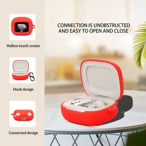 Étui de protection en silicone pour écouteurs <span class=keywords><strong>JBL</strong></span> LIVE <span class=keywords><strong>FLEX</strong></span> 3, étui de couleur unie, coque pour écouteurs sans fil - Product Image 6