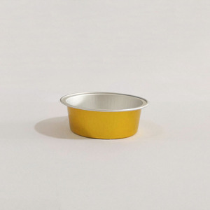 Plateau avec couvercle en <span class=keywords><strong>aluminium</strong></span>, tasse ronde de cuisson, petits plats avec couvercle en <span class=keywords><strong>aluminium</strong></span>, 25ml, 8 pièces - Product Image 4