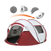 Automatique Quatre Saisons Étanche Oxford Toile Polyester POP up Tente Simple ou Double Couches Chaud Rapide Camping En Plein Air Installation