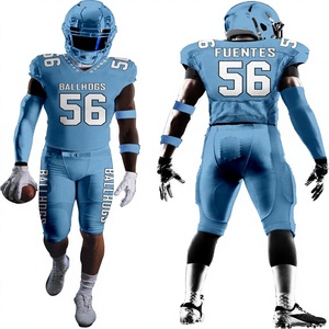 Service OEM, conception personnalisée pour les équipes de jeunes ou d'adultes, maillots de football américain abordables avec pantalons - Product Image 1