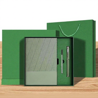 Ensemble cadeau de bloc-notes en cuir PU A5 avec logo personnalisé OEM ODM, stylo, clé USB, boîte cadeau promotionnelle pour entreprise, vente en gros, impression UV