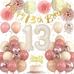 Froova - Globos <span class=keywords><strong>de</strong></span> Látex con Estampado Dorado Rosa Pálido Retro para el 30.º <span class=keywords><strong>Cumpleaños</strong></span> <span class=keywords><strong>de</strong></span> <span class=keywords><strong>Mujer</strong></span>, Pancarta <span class=keywords><strong>de</strong></span> Feliz 30.º <span class=keywords><strong>Cumpleaños</strong></span>, Adorno para <span class=keywords><strong>Pastel</strong></span> con Número 30, Fiesta <span class=keywords><strong>de</strong></span> 30 Años - Product Image 5