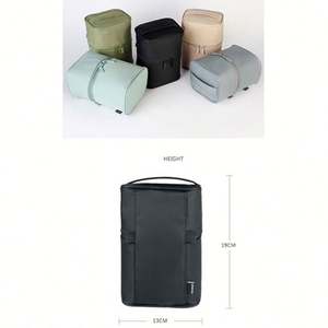 Bolsa de Cosméticos de Viaje de Nailon para Mujer, con Cierre de Cremallera, Estuche de Maquillaje, Organizador de Maquillaje, Bolsa de Almacenamiento para Baño y Aseo - Product Image 1