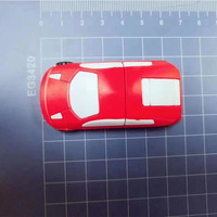 USB Disk mobil kartun, Flash Drive USB 2.0 1GB 2GB 4GB 8GB PVC 3.0 64GB 32GB 16GB hadiah memori USB Disk
