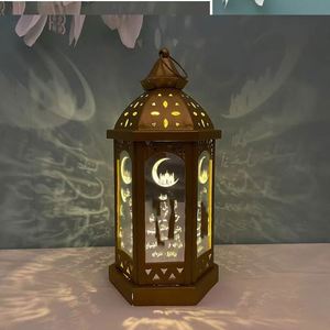 โคมไฟเหล็ก LED แบบตะเกียงตะเกียงสไตล์ตะวันออกกลางใหม่ งานฝีมือ ของตกแต่งบ้าน - Product Image 4