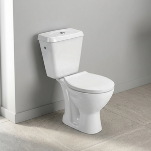 WC en céramique de type S chinois iranien, deux pièces, chasse d'eau siphonique, en porcelaine blanche, pour salle de bain - Product Image 3