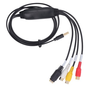 Video <strong>Capture</strong> <strong>Card</strong> USB to RCA S Video Converter Adapter <strong>Capture</strong> <strong>Card</strong> for Recording PC - Product Image 1