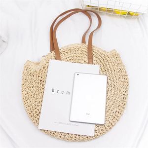 Einwegtasche Aus Weizenstroh Regenbogenwolken Strohtasche Gewebte Rafia Embrague Tasche Baumwollseil <span class=keywords><strong>Makramee</strong></span> - Product Image 5