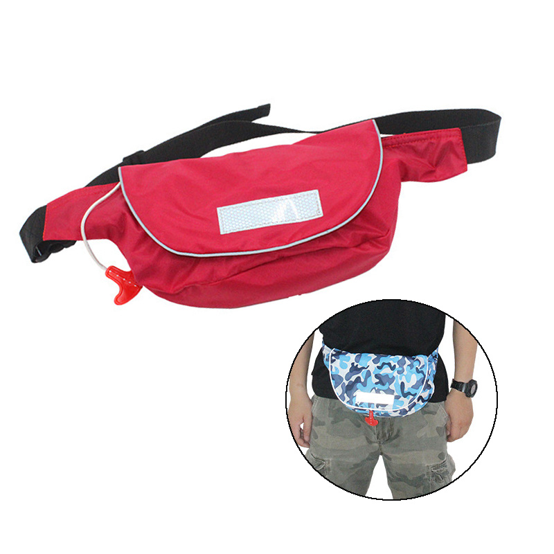 Спасательный продукт для выживания, Автоматический надувной воздушный пузырь, светоотражающая спасательная поясная сумка для плавания, сёрфинга, каноэ, яхты