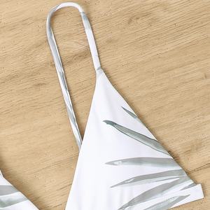 ชุดบิกินี่เซ็กซี่แบบสายผูกสำหรับผู้หญิง ดีไซน์ลายทางแบบกำหนดเอง ชุดว่ายน้ำหรูหรา 2 ชิ้น ชุดชายหาดขนาดเล็ก คุณภาพสูง - Product Image 3