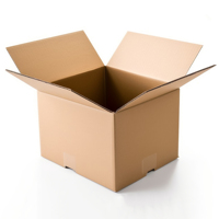 Boîtes en carton recyclables sur mesure, grandes, pour le stockage et le déménagement, avec couvercle rabattable, emballage en carton ondulé, boîte d'expédition en carton ondulé